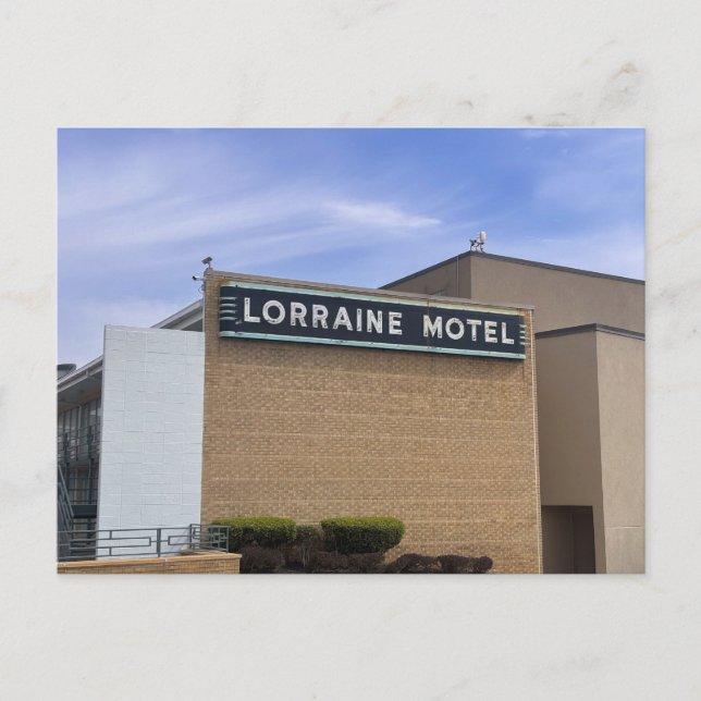 Carte Postale Enseigne du motel Lorraine (Devant)