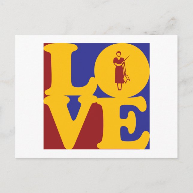 Carte Postale Enseigner l'amour (Devant)
