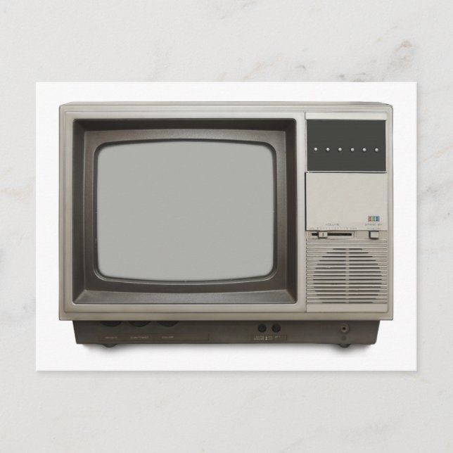 Carte Postale Ensemble TV vintage (Devant)