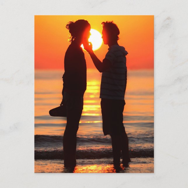 CARTE POSTALE ENSOLEIL À VENISE AU LIDO BEACH (Devant)