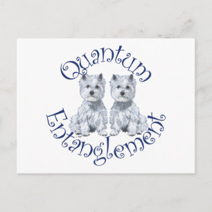 Carte Postale Entanglement quantique des Westies