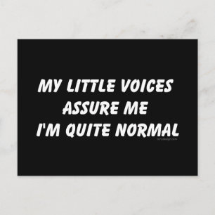 Carte Postale Entendre l'Humour de Voices