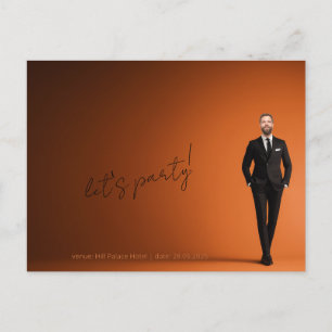 Carte Postale Enterrement de vie de garçon