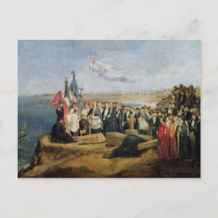 Carte Postale Enterrement du Vicomte de Chateaubriand