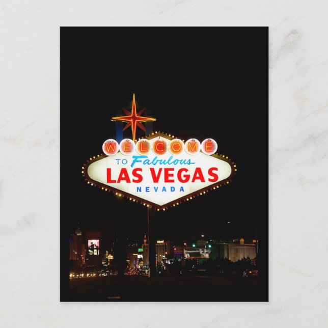 Carte Postale Entra Vegas Iluminado (Devant)