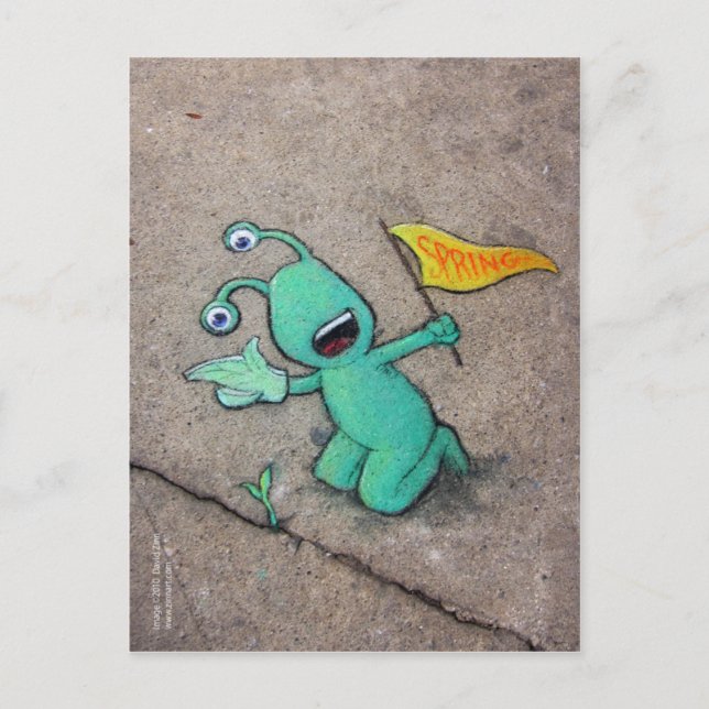 Carte Postale entraînement au printemps (Devant)