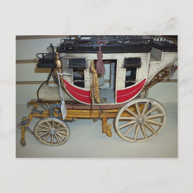 Carte Postale Entraîneur d'étape du modèle (Devant)