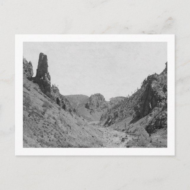 Carte Postale Entraîneur tiré à cheval dans la crête fantôme Pho (Devant)