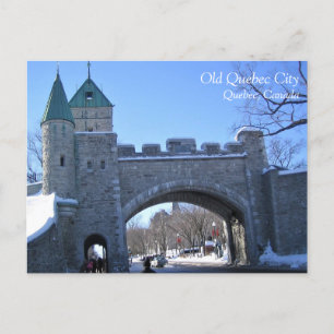 Carte Postale Entrance to Old Québec, Québec, Canada