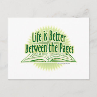 Carte Postale Entre les pages Style vert
