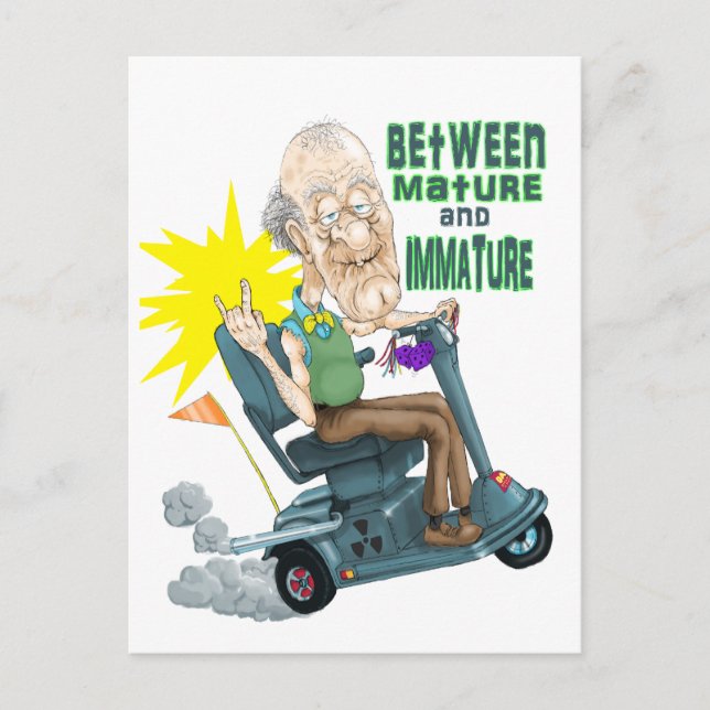 Carte Postale Entre mature et immature (Devant)