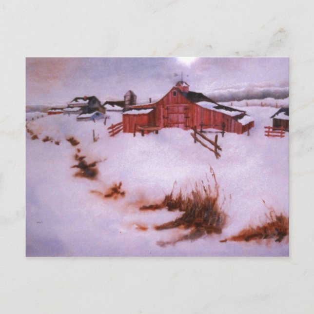 Carte postale "Entre Neiges" (Devant)