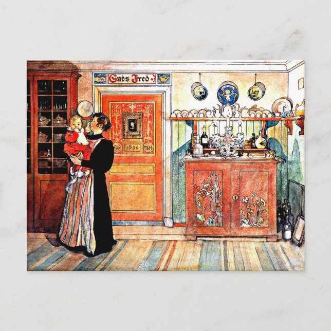 Carte Postale Entre Noël et le nouvel Aco, (Devant)