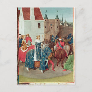 Carte Postale Entrée à Paris du roi Jean II Le Bon