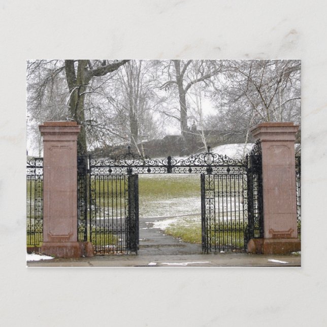 Carte Postale Entrée au parc de Mellon, Pittsburgh, PA (Devant)