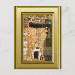 Carte Postale Entrée de Bethléem à l'église de la Nativité