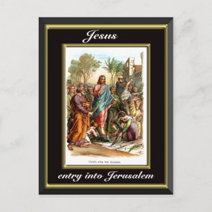 Carte Postale Entrée de Jésus à Jérusalem