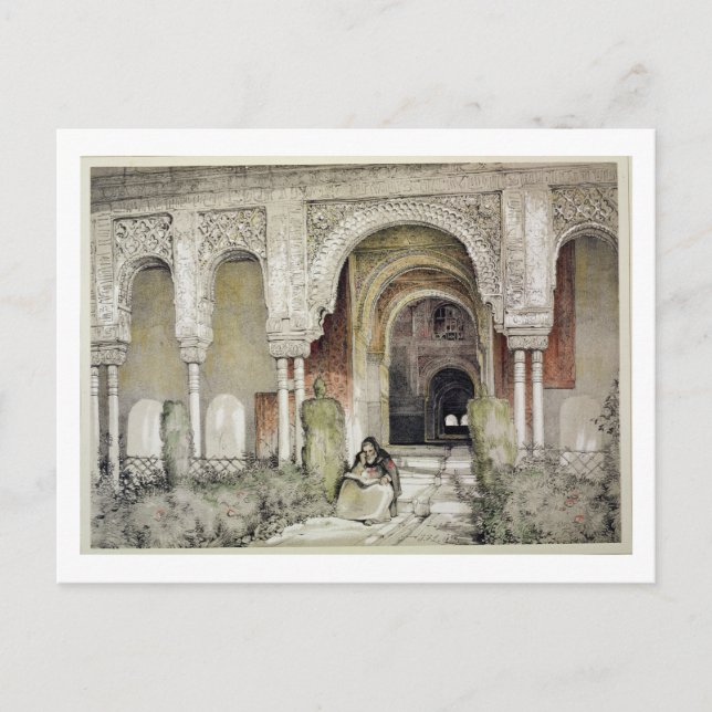 Carte Postale Entrée de la Salle des Deux Soeurs (Sala de l (Devant)