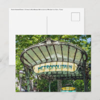 Entrée de la station de métro Montmartre - Paris