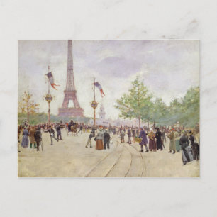 Carte Postale Entrée de l'Exposition Universelle, 1889