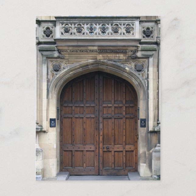 Carte Postale Entrée des portes du Parlement - Westminster (Devant)