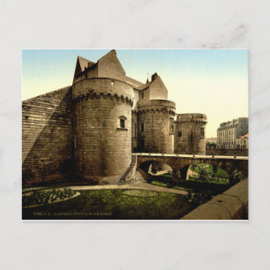 Carte Postale Entrée du Château de Nantes, France