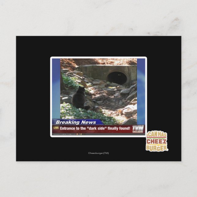Carte Postale Entrée du côté sombre (Devant)