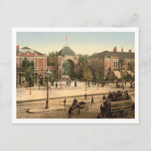 Carte Postale Entrée du parc Tivoli Copenhague