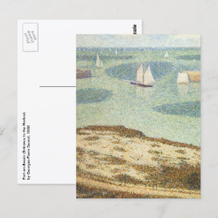 Carte Postale Entrée du port par Georges Seurat, Art Vintage