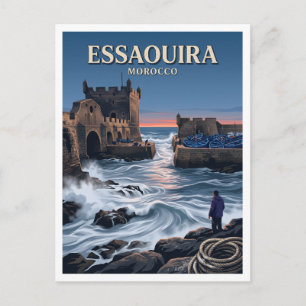 Carte Postale Entrée du vieux port d'Essaouira Maroc