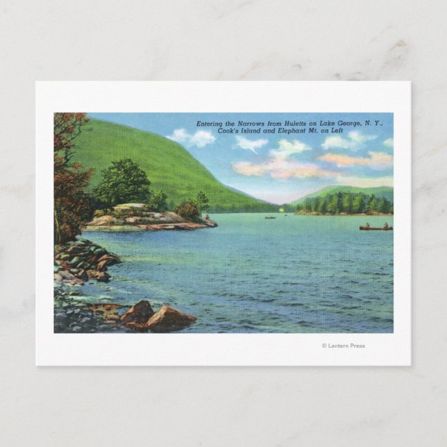 Carte Postale Entrée Huletts à Narrows, île de Cook (Devant)
