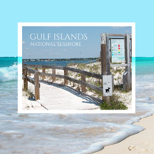 Carte Postale Entrée Johnson Beach, Gulf Islands NS, Floride