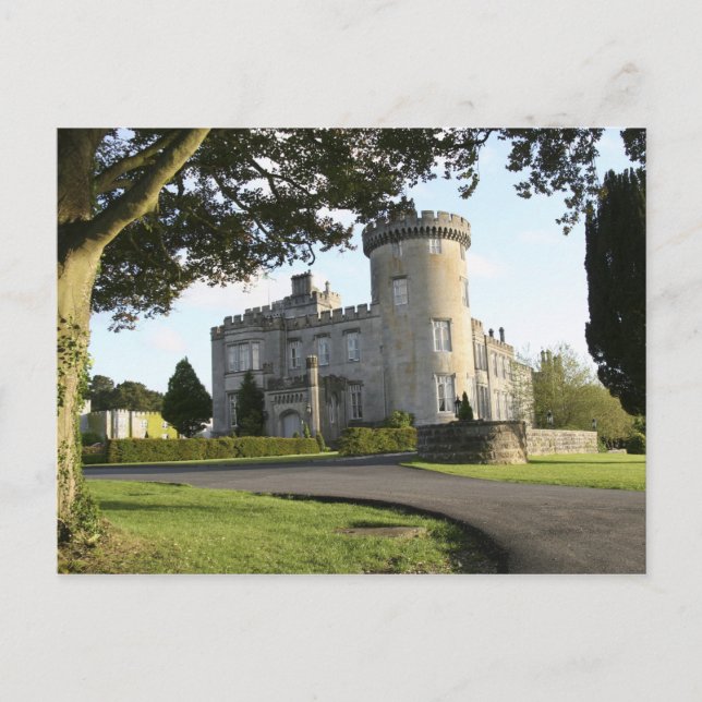 Carte Postale Entrée latérale du château de Dromoland sans perso (Devant)