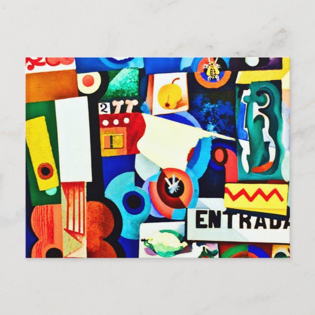 Carte Postale Entrée par Amadeo de Souza-Cardoso (Devant)
