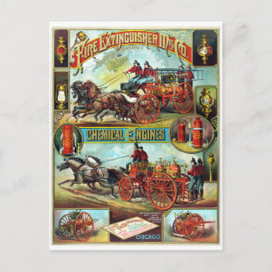 Carte Postale Entreprise manufacturière d'extincteurs