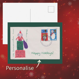 Carte Postale Enveloppe du premier jour de Noël 1966   Fêtes Ant