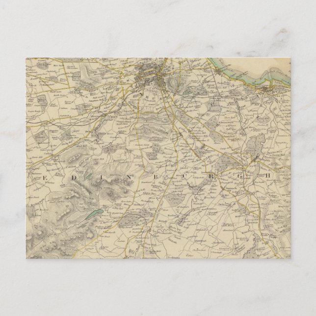 Carte Postale Environnements d'Édimbourg (Devant)