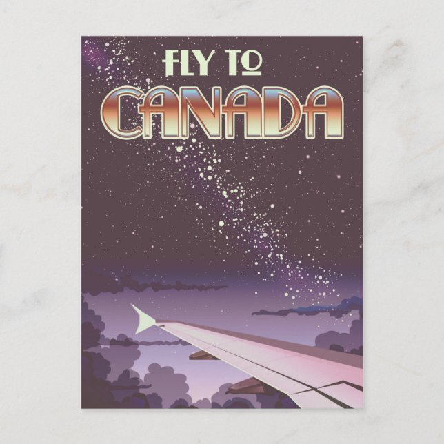 Carte Postale Envolez-vous pour le Canada (Devant)