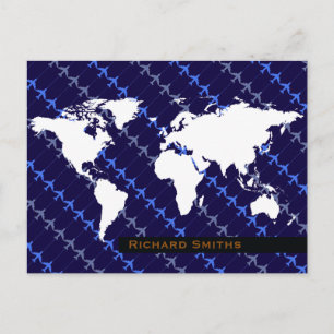 Carte Postale envoyer des nouvelles de partout dans le monde voy