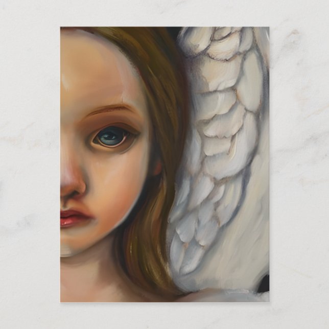Carte Postale Envoyer un ange pour veiller sur vous (Devant)