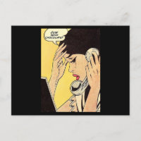 Envoyez juste du chocolat Bande dessinée vintage
