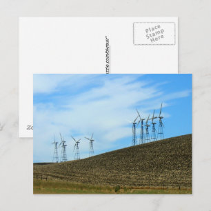 Carte postale - éoliennes