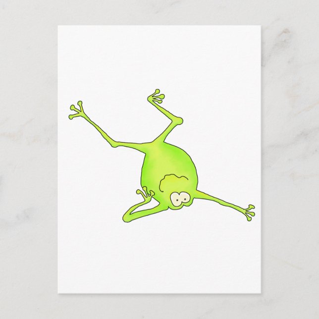 Carte Postale Épaule Stand Yoga Frog (Devant)