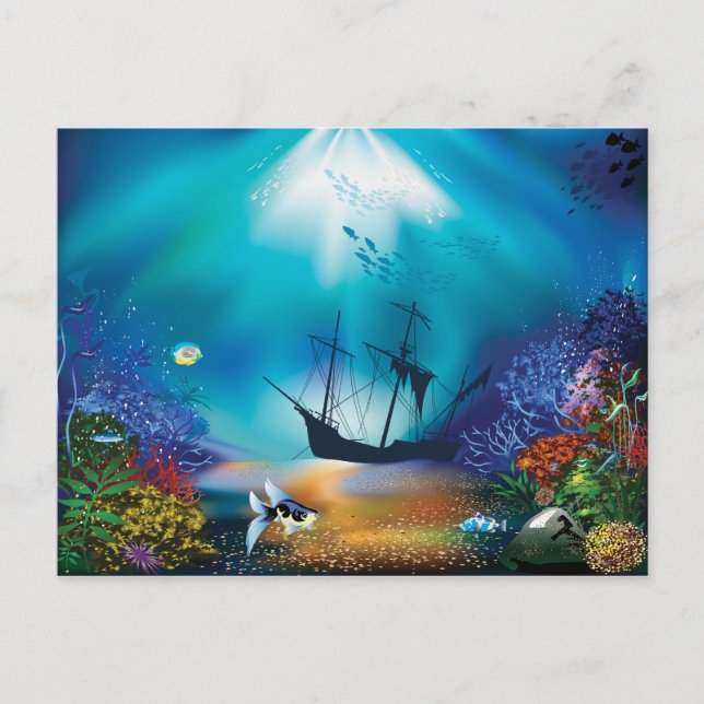 Carte Postale Épave (Devant)