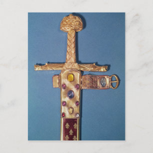 Carte Postale Épée de couronnement des rois de France