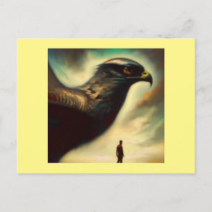 Carte Postale Épervier animal Spirit 1