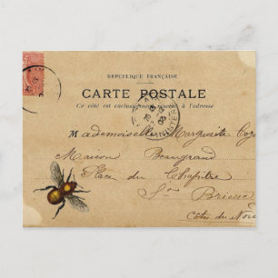 Carte postale Ephemera vintage