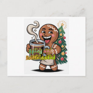 Carte Postale Épicé et Caféiné