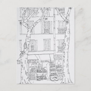 Carte Postale Épicerie Rue Brea, Paris, France