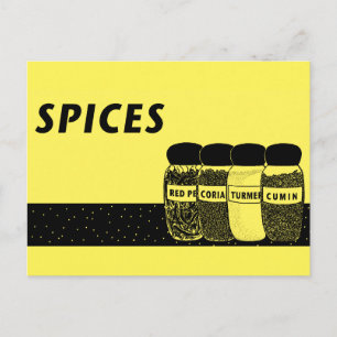 Carte Postale Épices
